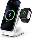 Фото Mobile Origin Qi2 CompactStand 3in1 White (CMSTQ2-31-WHT)