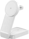Фото Silver Monkey Alu MagCharger Qi2 3in1 White (SMA221)