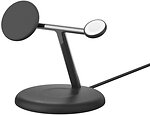 Фото Belkin BoostCharge Pro 3-in-1 Magnetic Wireless Charging Stand with Qi2 15W (WIZ023TTBK)