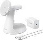 Фото Anker MagGo 3-in-1 Magsafe Charging Station Qi2 White (B25M4J21)