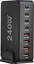 Фото iLepo 240W 4USB + 4Type-C Black (19338)