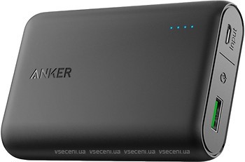 Фото Anker Power Core 10000 mAh with QC3.0 V3 Black (A1266H11)