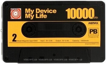 Фото Remax Tape 10000 mAh Black