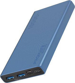 Фото Promate Bolt-10 10000 mAh Blue (bolt-10.blue)