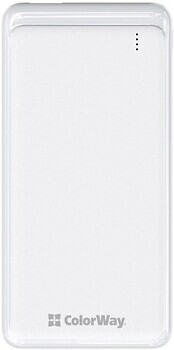 Фото ColorWay Slim 18W 10000 mAh White (CW-PB100LPG3WT-PD)