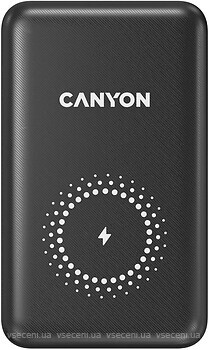 Фото Canyon 18W PD+QC 3.0+10W Wireless 10000 mAh Black (CNS-CPB1001B)