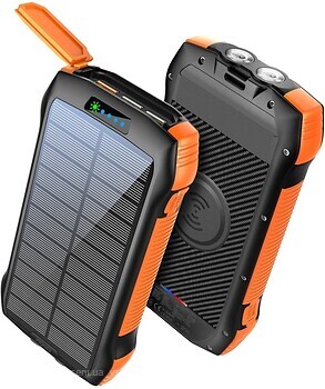 Фото Promate SolarTank 20000 mAh Black (solartank-20pdqi.black)