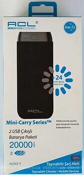 Фото ACL Powerbank 20000 mAh Black (PW-13)