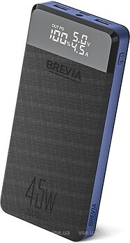 Фото Brevia Power Bank 45W 20000 mAh Black/Blue