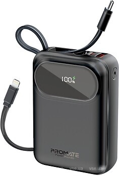 Фото Promate Powerpod-20 20000 mAh Black (powerpod-20.black)