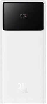 Фото Baseus Star-Lord Digital Display 30W 20000 mAh White (P10022904213-00)