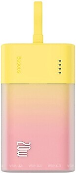 Фото Baseus Fast Charging USB Type-C 5200mAh Yellow (P10055600Y12-01)