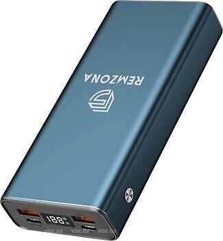 Фото Remzona Extrinity Metal 20X 20000 mAh 22.5W PB20X225-03BL (6928229017101)