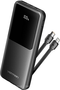Фото Vention 22.5W 10000 mAh Black (FHOB0)