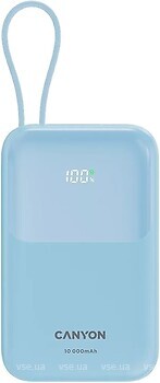 Фото Canyon OnPower 101 10000 mAh PD22.5W Blue (CNS-CPB101BL)