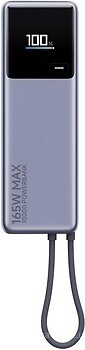 Фото Xiaomi 10000 mAh 165W Integrated Cable Grey (BHR9361GL/1123226)