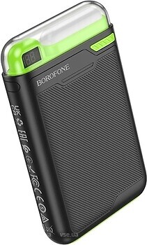 Фото Borofone BJ69 Skillful Black PD20W 10000 mAh Black/Green