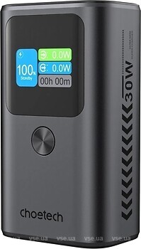 Фото Choetech B701 10000 mAh Space Gray