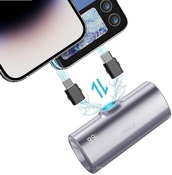 Фото iWalk Linkpod X LPX001-001A-ES 5000 mAh Silver (00-00024561)