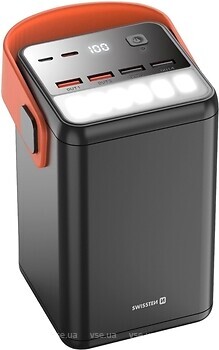 Фото Swissten Power Bank 60000 mAh 65W Black (8595217481299)