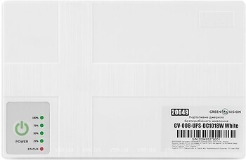Фото GreenVision GV-008-UPS-DC1018W 10400 mAh White (20049)