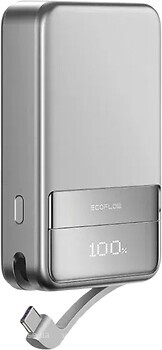 Фото EcoFlow Rapid Magnetic 10000 mAh Silver (EF-RAPID10000-EU)