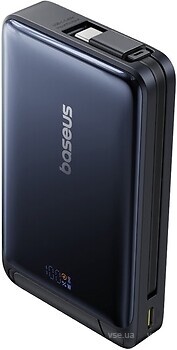 Фото Baseus Nomos Magnetic Qi2 45W 10000 mAh Grey (P10078800843-00)