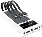 Фото Y-Kryptone S-01 Solar Charge LED Light 10000 mAh Cable In White (YK-S01SLC-WH)