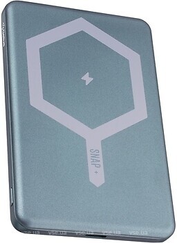 Фото Gelius Snap+ Magnetic Wireless Charge GP-PBW100x 5000 mAh Blue (99749)