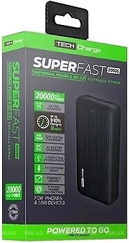Фото Tech Charge Super Fast 20000 mAh Black (1742)