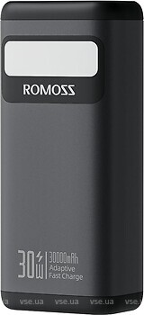 Фото Romoss PMT30 30000 mAh 30W Black