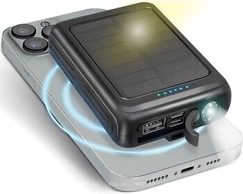 Фото SBS Solar MagSafe 5000 mAh 10W Black (TEBB5000MAGSK)