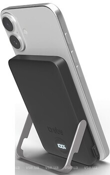 Фото SBS Wireless with Stand and LCD 5000 mAh Black (TEBB5000MAGSTAND)