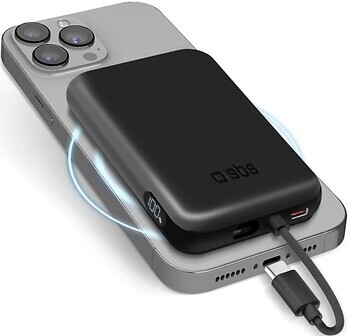 Фото SBS 5000 mAh Magsafe PD 20W Black (TEBB5000TCMAG)