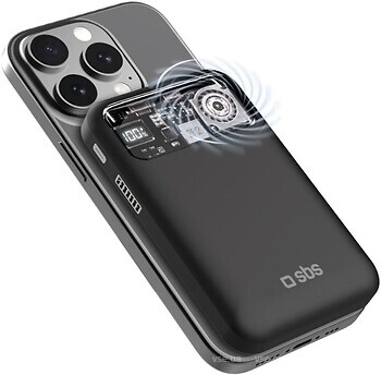 Фото SBS Freezee Mag 10000 mAh PD18W Black (TTBB10000FANMAG)