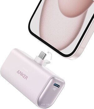 Фото Anker Nano 22.5W 5000 mAh Pink
