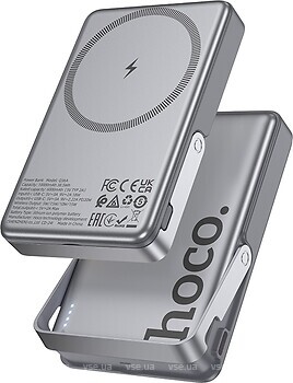 Фото Hoco Q36A 10000 mAh Metal Grey