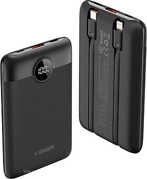 Фото Veger C11 10000 mAh Black