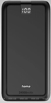 Фото Hama Performance 24 24000 mAh Anthracite (002017110000)