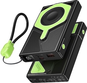 Фото Hoco DB83 Magnetic 22.5W PD20W 10000 mAh Black/Green