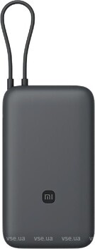 Фото Xiaomi 20000 mAh 22.5W Integrated Cable Gray (BHR9740GL)