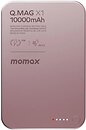 Фото Momax Q.Mag X1 10000 mAh Pink (IP117AP)