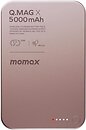 Фото Momax Q.Mag X 5000 mAh Pink (IP116AP)