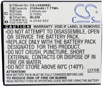 Фото Cameronsino CS-LVA808SL 2100 mAh
