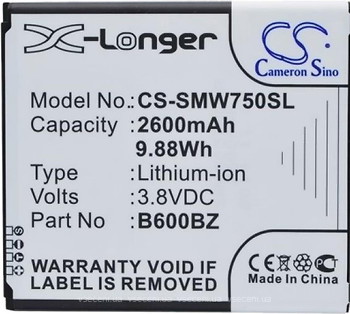 Фото Cameronsino CS-SMW750SL 2600 mAh
