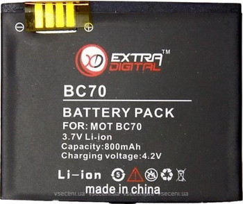Фото ExtraDigital Motorola BC70 800 mAh (DV00DV6132)