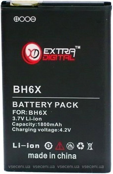 Фото ExtraDigital Motorola BH6X 1800 mAh (BMM6257)