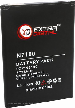 Фото ExtraDigital Samsung GT-N7100 Galaxy Note 2 3100 mAh (BMS6317)