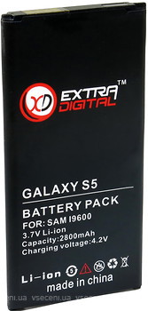 Фото ExtraDigital Samsung Galaxy S5 2800 mAh (BMS1152)