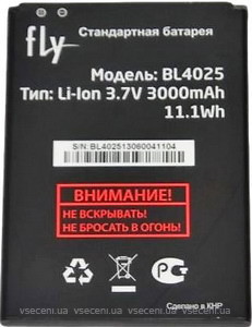 Фото Fly BL4025 3000 mAh